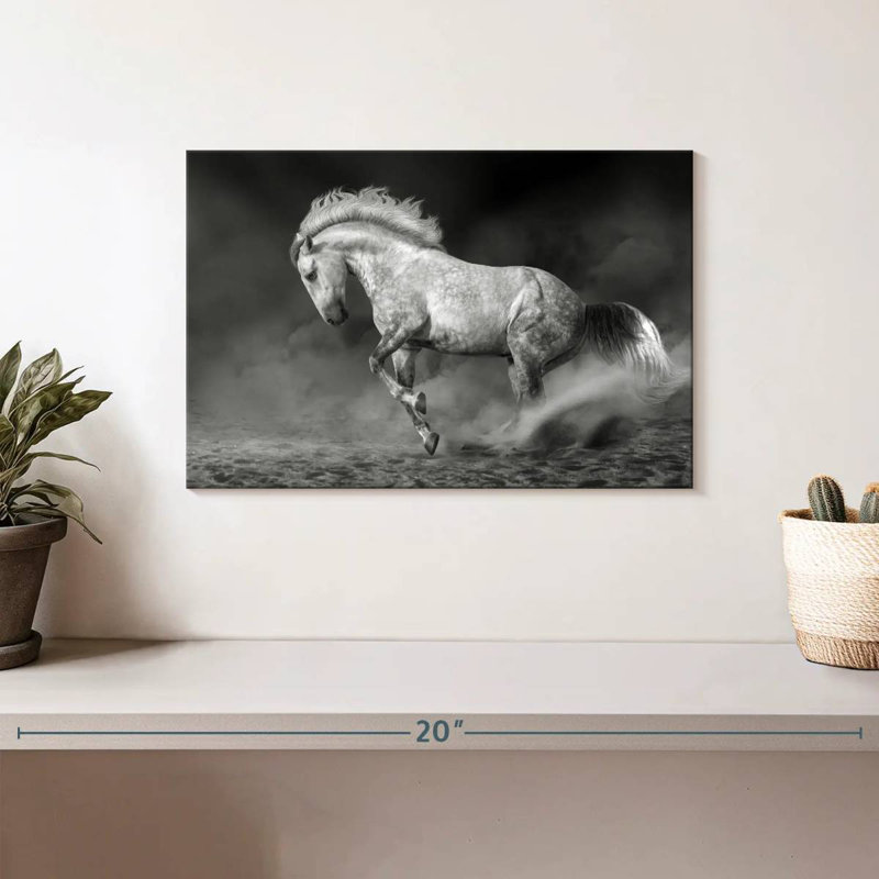 Cheval andalou Brampt, H 8 po x l 12 po