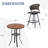 3 Pieces Outdoor Bar Set With Swivel Bar Stools-102156105