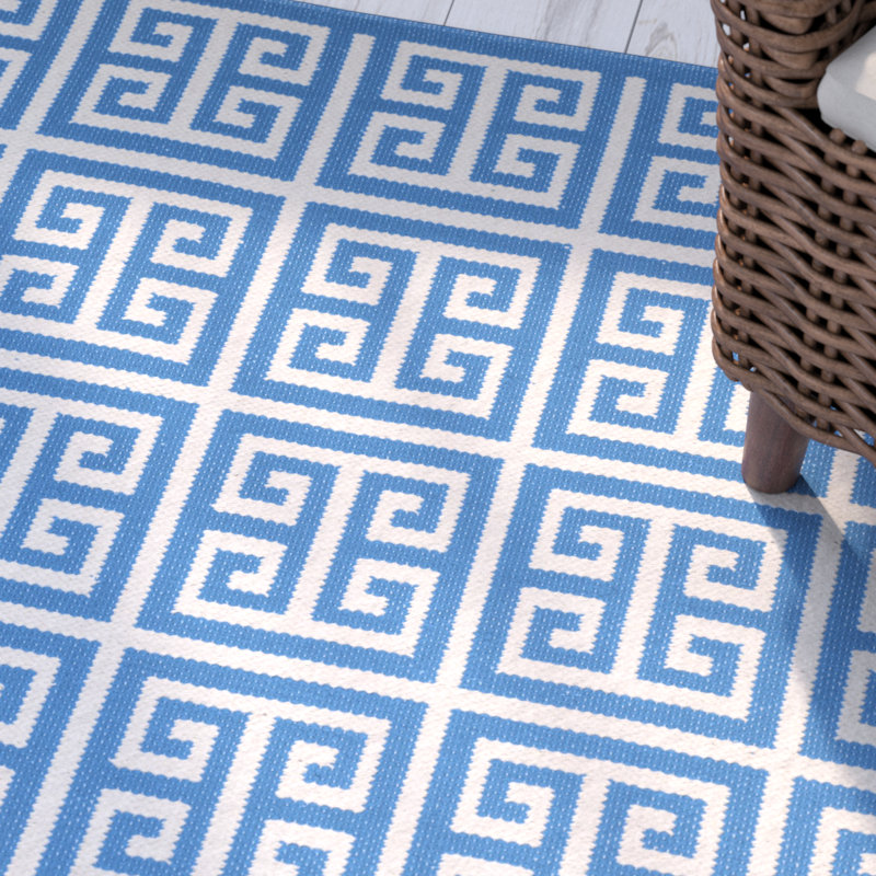 Royalton Hand Woven Cotton Geometric Rug, Rectangle 3' x 5'
