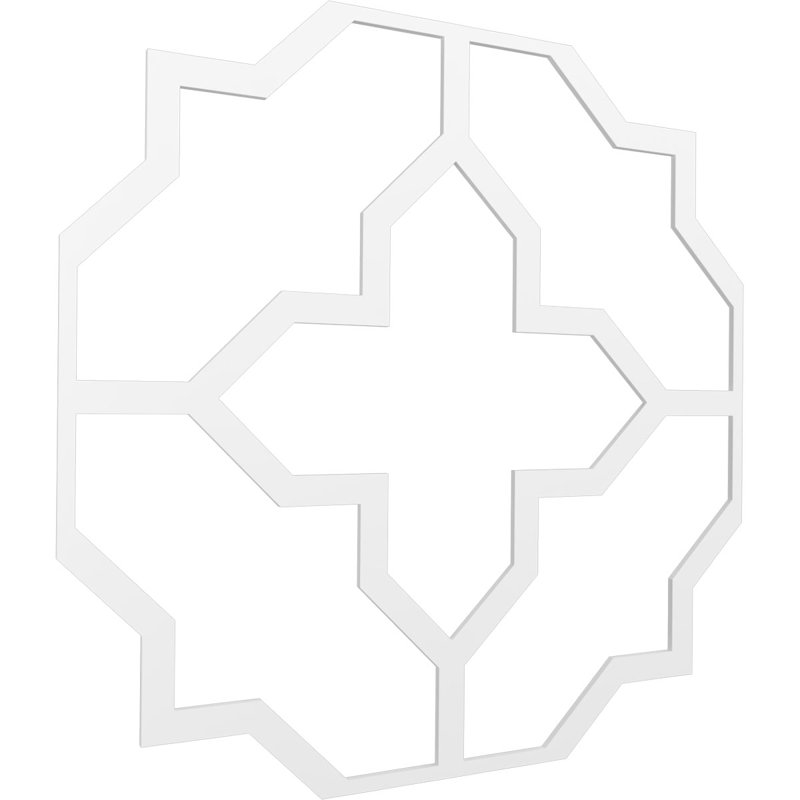 Charpente de plafond décorative Laird, H 33 po x l 33 po x P 0,375 po