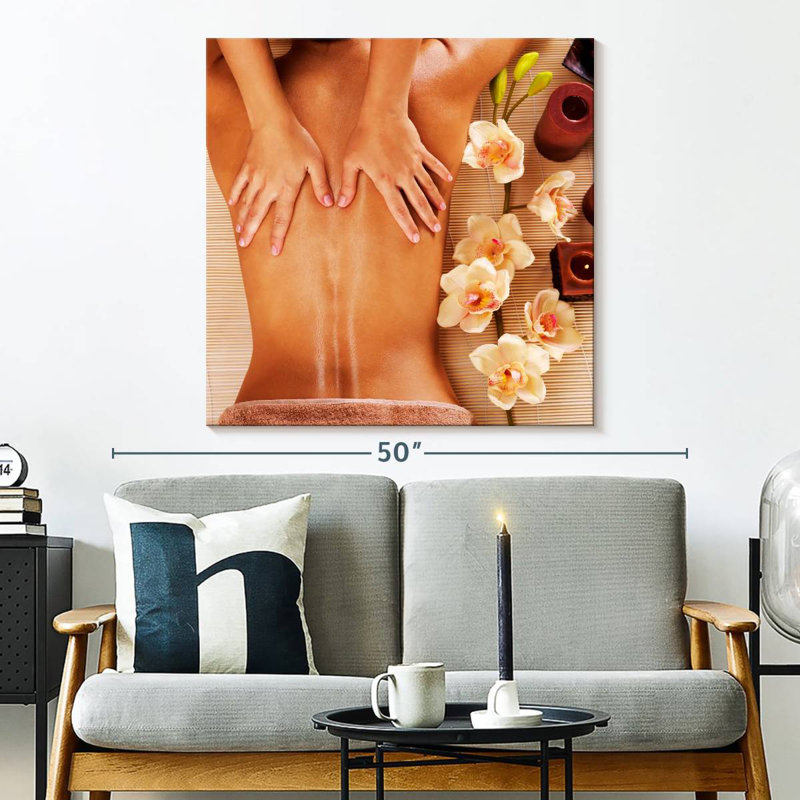 Massage relaxant du dos Kerrick, H 33 po x l 33 po