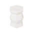 Tabouret de bar 13 po x 16,75 po en céramique émaillée - Table d'appoint intérieure / extérieure - Tabouret de jardin décoratif