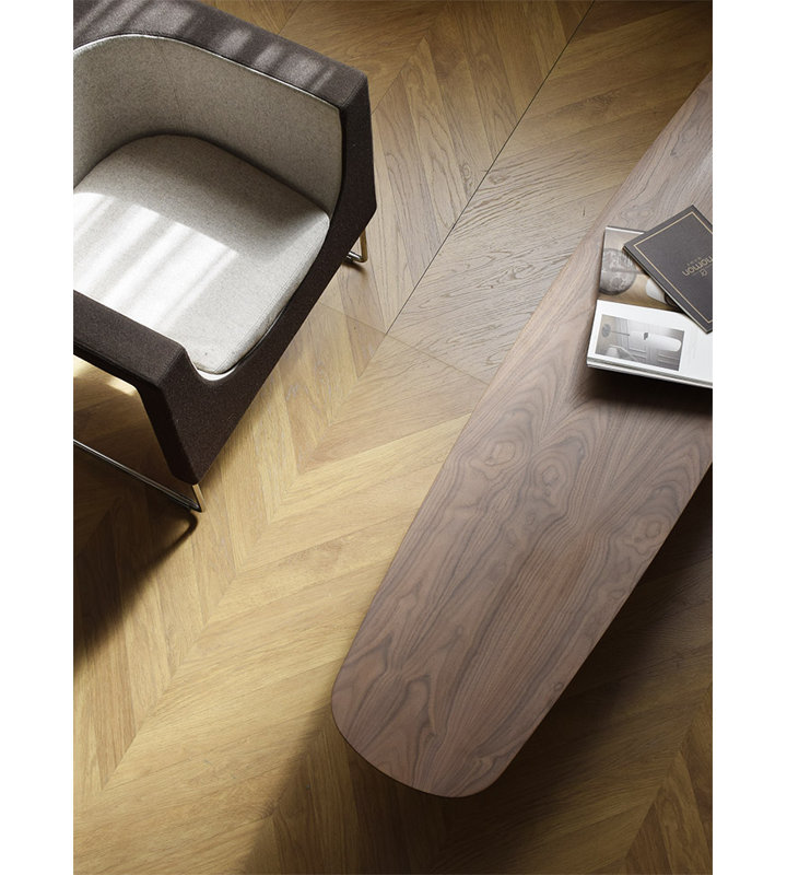 Unica Solid Wood Coffee Table, Brown
