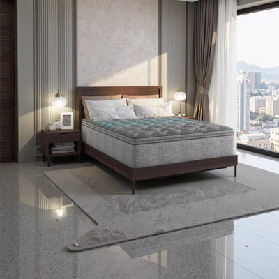 Restonic Comfort Care 11" Hybrid California King Mattress - Medium Firmness with Pocketed Coils & Cooling Foam