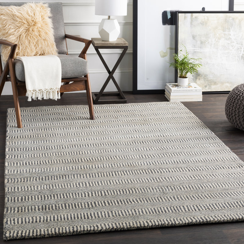 Leah Wool Area Rug, Rectangle 8' x 10'