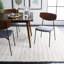 Tapis ivoire en laine / coton tissé à plat à la main Sestina-988555924