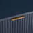 Dumbo 20" W Modern 2-Drawer Fluted Nightstand in Midnight Blue-1895428238