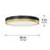 Kent LED Semi Flush Mount
