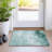Machine Washable Indoor/Outdoor Xhevrie Aqua Rug-948778897