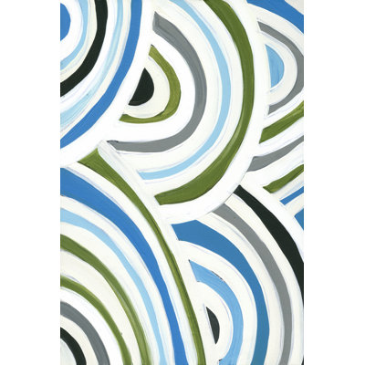 Swirly Bob I by Jodi Fuchs - Wrapped Canvas Print