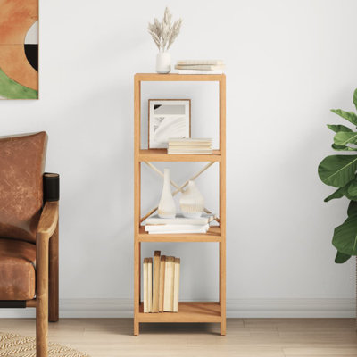 Braylene 112cm H x 40cm W Solid Wood Etagere Bookcase