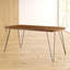 Leyva Sheesham Rectangular Wood Top Dining Table-19763861-19763862