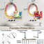 Portici - Miroir mural moderne ovale-607298030