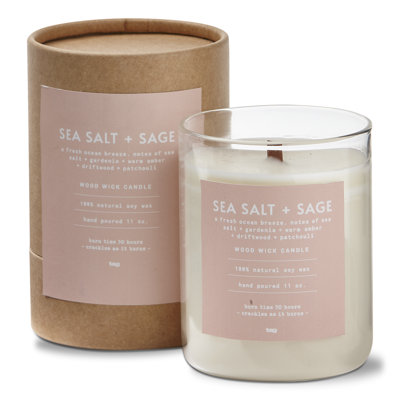  Bougie Seasalt + Sauge