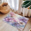 Tapis tressé à encre violette-23175256