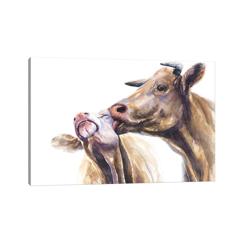Romance by George Dyachenko - Wrapped Canvas Painting, 20.32 cm H x 30.48 cm W