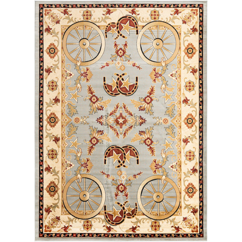 Athallia Oriental Indoor Rug, Rectangle 10' x 14'