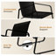 Garden Furniture Set, Metal Frame Patio Conversation Set With Loveseat-124606935