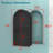12"W x 24"H Stainless Steel Shower Niche - No Tile Needed, Arched with Double Shelves, Matte Black-117437279