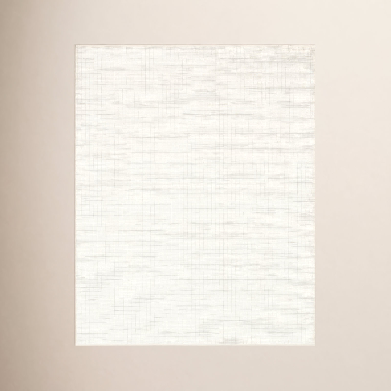 Alcone Ivory Hand-Loomed Geometric Rug, Rectangle 9'6" x 13'6"