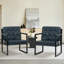 Geraldina Faux Leather Armchair-1677772162