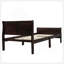 Lit plateforme avec base de lit en bois et lit-bateau-115693372