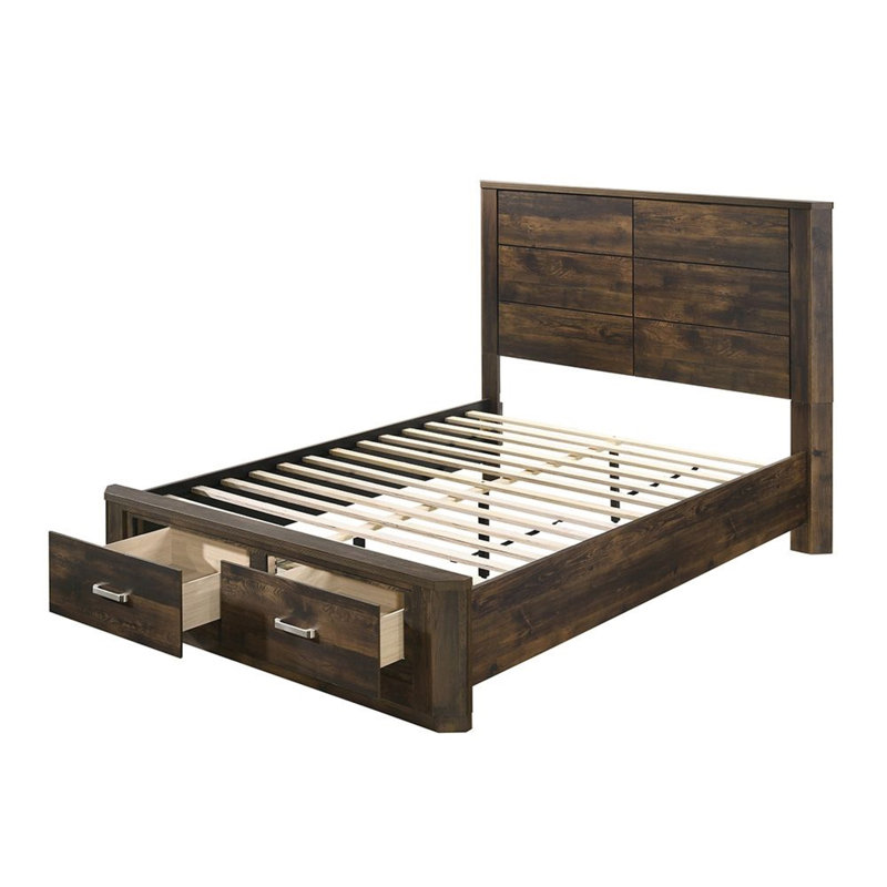 Lit plateforme avec rangement Elettra, Grand