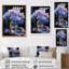 «Carlas Blue Mauve Hydrangea Enchanting Bouquet», reproduction d'art sur toile-1405181302-1405181298