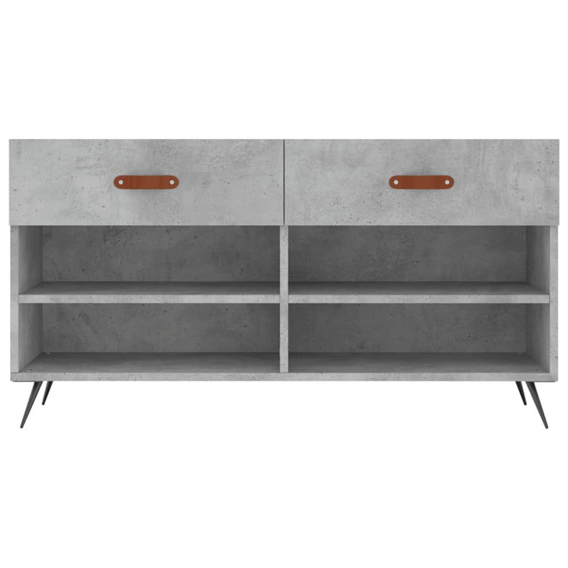 Khris Storage Bench, Concrete Grey