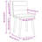 Vidaxl Dining Chair Set Of 4 Dark Grey-116118510-116118512