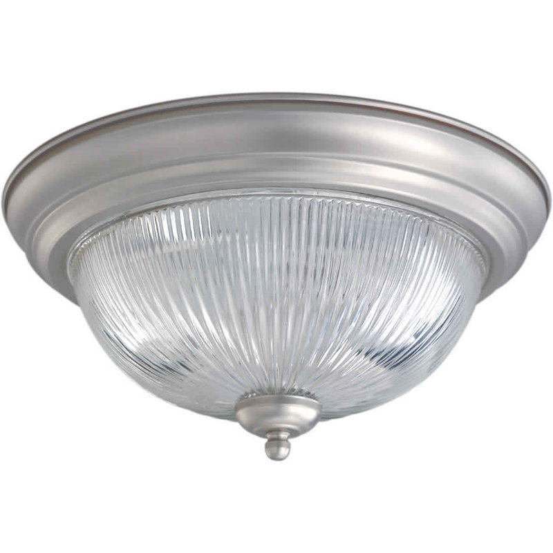 Villacorta Glass Flush Mount, 11.25" H x 6" W
