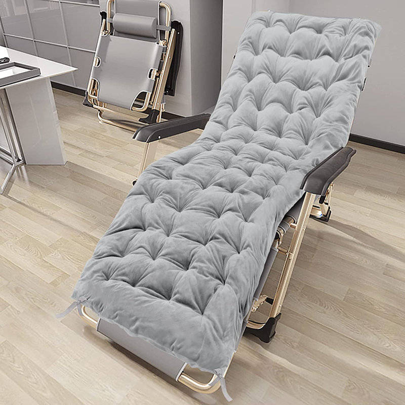 Matelas de lit de camping en velours extra épais Redcamp, gris