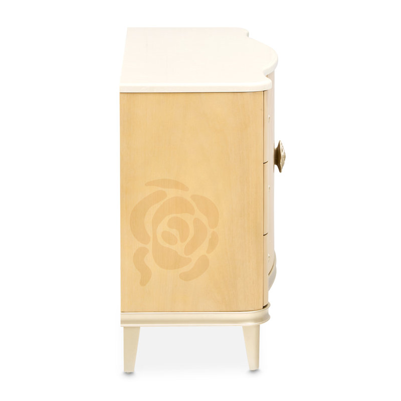 Camellia Field Caramel 6 - Drawer Dresser
