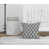 Ivory/Charcoal Geometric
