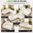 103” Modular Sectional Cloud Sofa For Living Room Modern Minimalist Couch With L-shaped Chaise Upholstered Corduroy Couch , Deep Seat, No Assembly Required-803722776-803722779