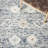 Manhattan Hand Woven Wool/Cotton Southwestern Rug in Blue/Ivory-728119164