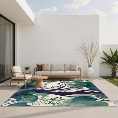 Tapis intérieur et extérieur Celestial Woods