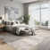 Asher Modern Abstract Machine Washable Area Rug With Non-Slip Backing