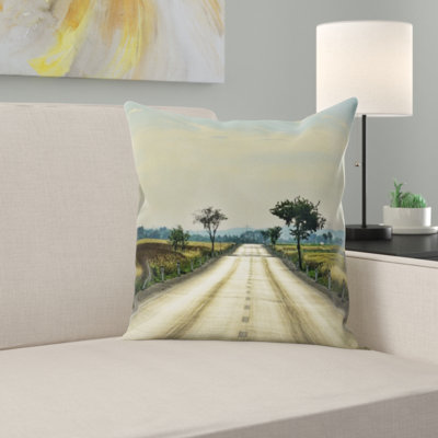 Microsuede Throw Pillow