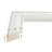 Heins White/Silver Solid Wood Picture Frame-895393359