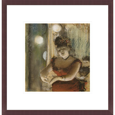 «Singer in a Café» par Edgar Degas, impression giclée encadrée