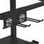 2-shelf Outdoor Grill Table With Wheels