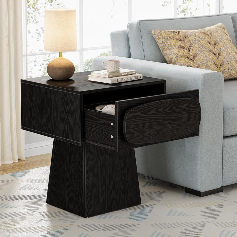 End Table For Living Room, 1, Black
