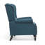 Fauteuil inclinable capitonné en tissu-1736306028