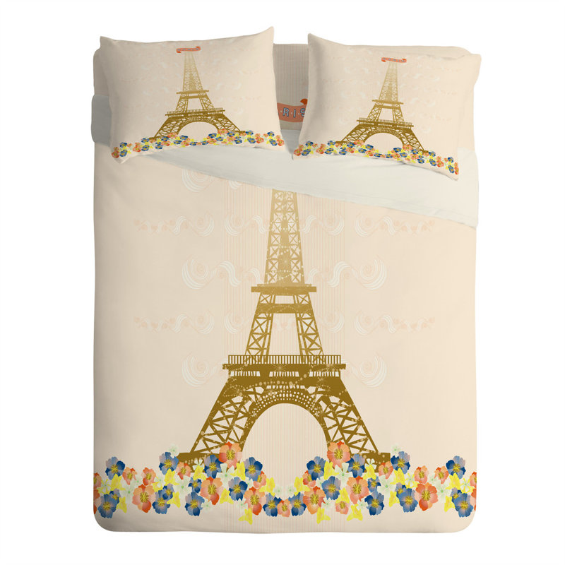 Taie d'oreiller Jennifer Hill Paris Tour Eiffel, Standard