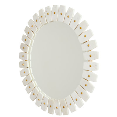Genuine Marble Flat Wall Mirror