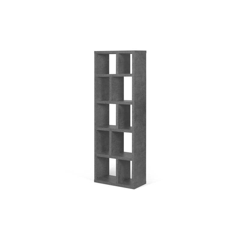Geometric Storage Bookcase, 78" H x 28" W x 13" D