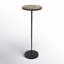 Metal and Marble 21"H Side Drink Table for Elegant and Functional Accent-1769802319