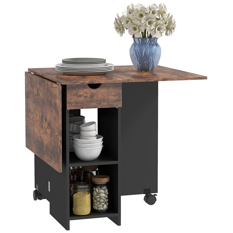 Airial Rectangular 47.2'' L x 28.3'' W, Black, Walnut