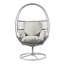 Chaise longue pivotante en osier Reno